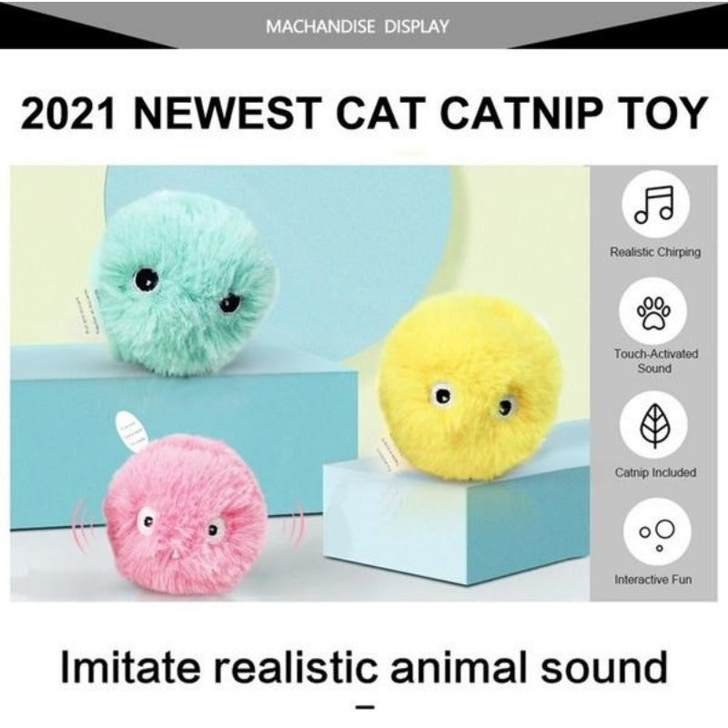 Jouet interactif pour chat et chien Summon - Balle de gravité - Fournitures pour animaux de compagnie - Jouet pour chat - Balle d'appel pour oiseaux - Pour attirer les animaux de compagnie