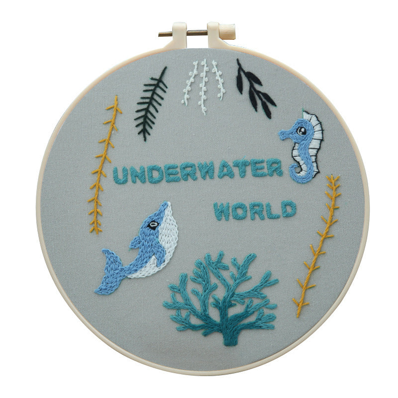 Animal World Hand Embroidery