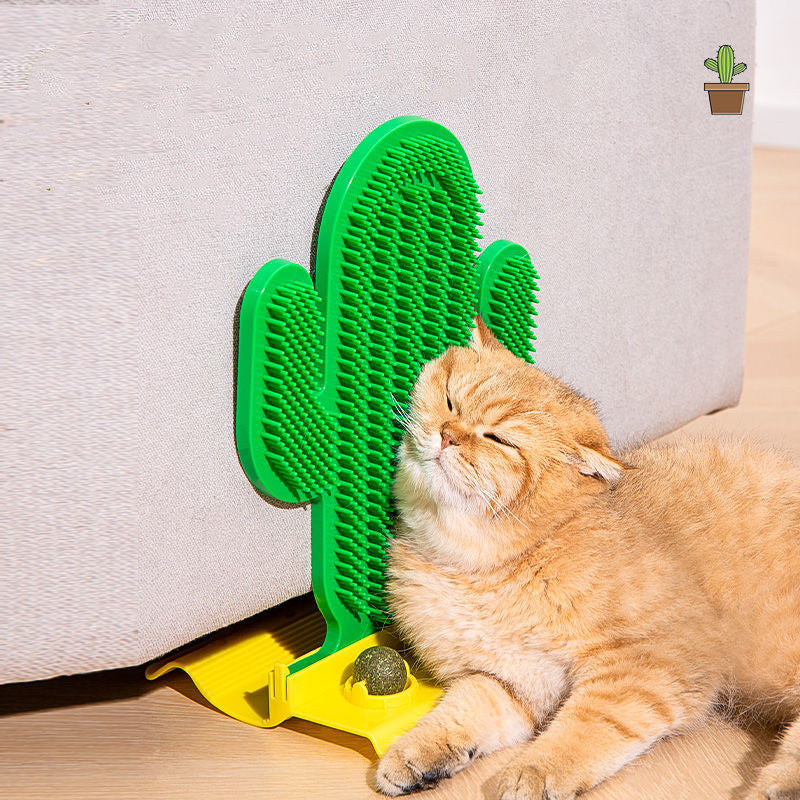 Jouet chatouilleur d'angle pour épurateur de poils de chat