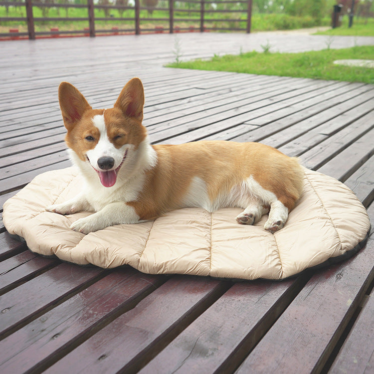 Prenda impermeable almacenable al aire libre del cojín del viaje del animal doméstico y peso ligero