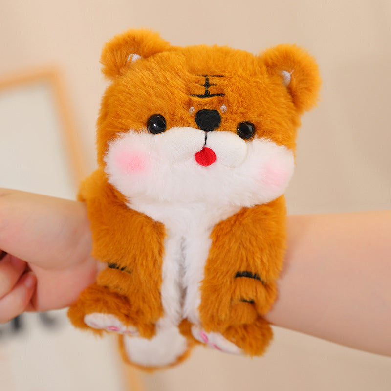 Cute Animal Doll Plush Toys Pop Hand Ring Children's Cartoon Accessories Gift