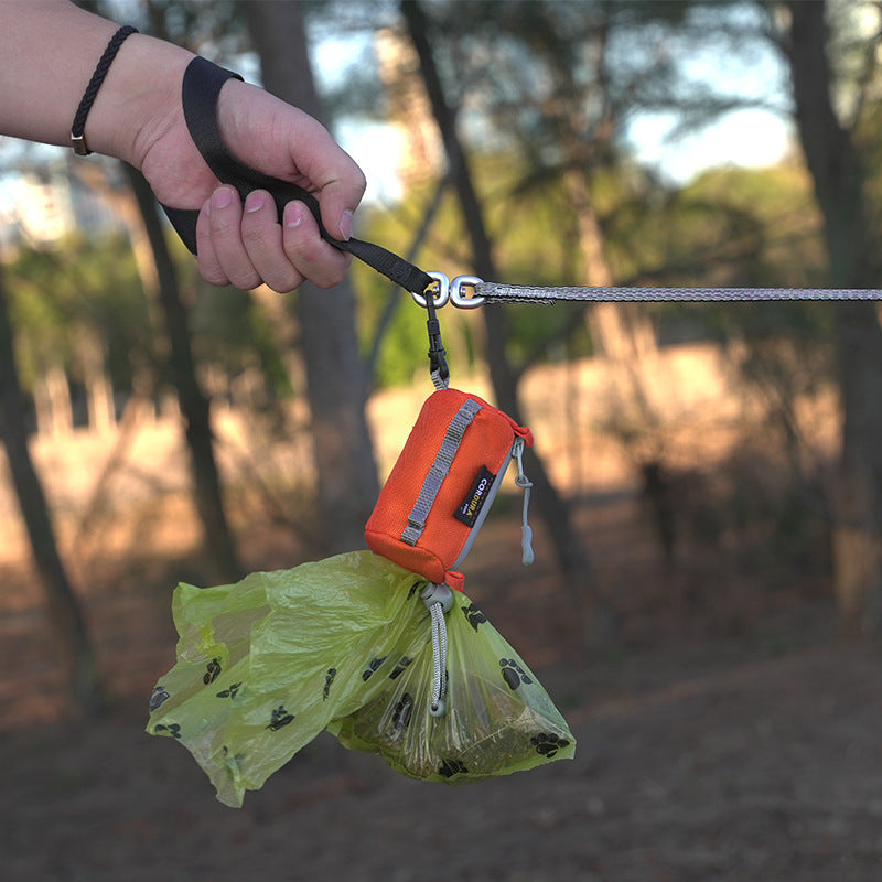 Bolsa para recoger mascotas Bolsas para recoger excrementos para caminar al aire libre para perros