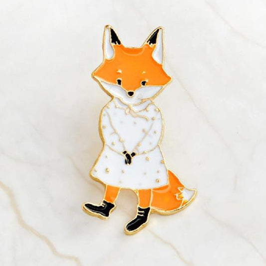 Broche en alliage de dessin animé Animal, mignon Animal en métal chat lapin