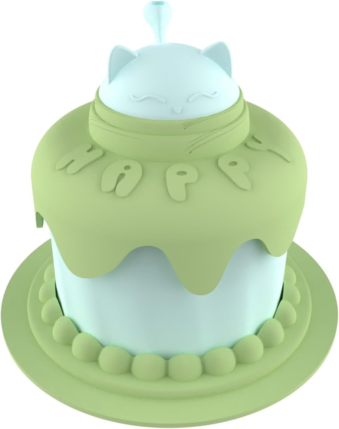 Cat Birthday Party Supplies  Cat Birthday Cake Bowl Includes Cat Slow Feeder Bowl Cat Food Bowl Pet Food Can Cover Silicone Can Lids Cat Feeding Spoon