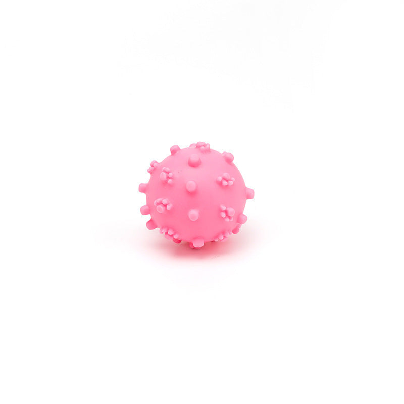 Dog Toy Balls Bright Color Spike Dog Balls Puppy Chew Toys For Teething Training Interactive Fetch Dog Balls Outdoor Water Toys For Small Dog Puppy Pomeranian Chihuahua