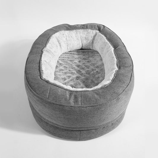 Four Seasons Warm Kennel Pet Large Dog Kennel Oval Dog Bed