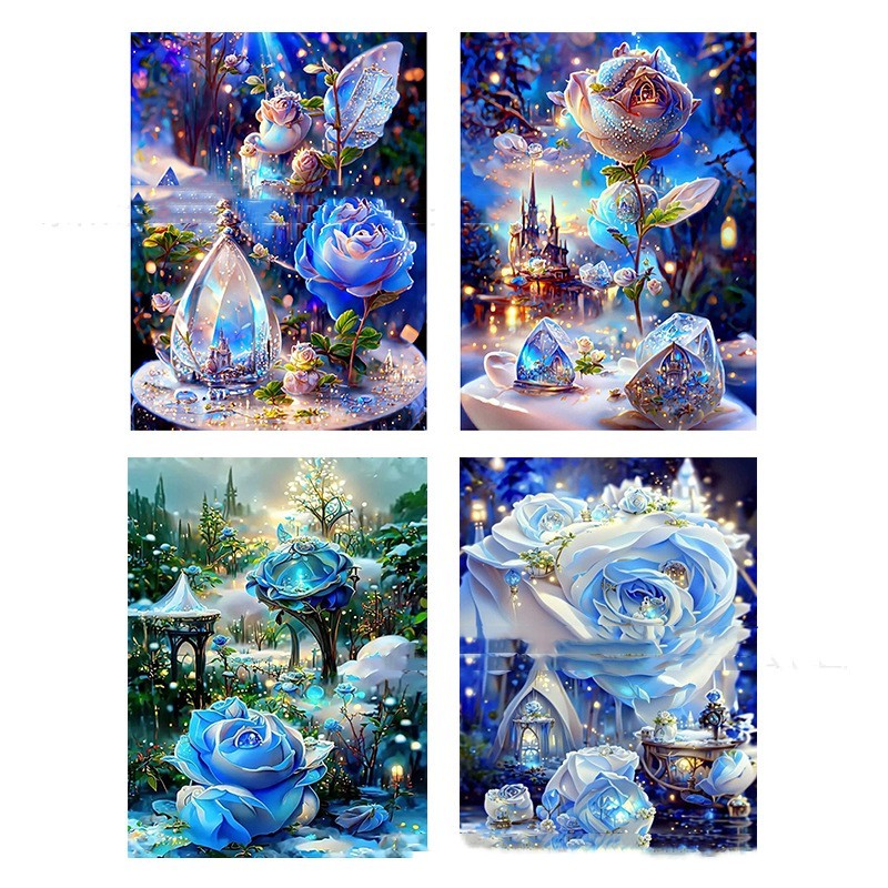 5D Diamond Painting Landscape Animal Decoration Combination