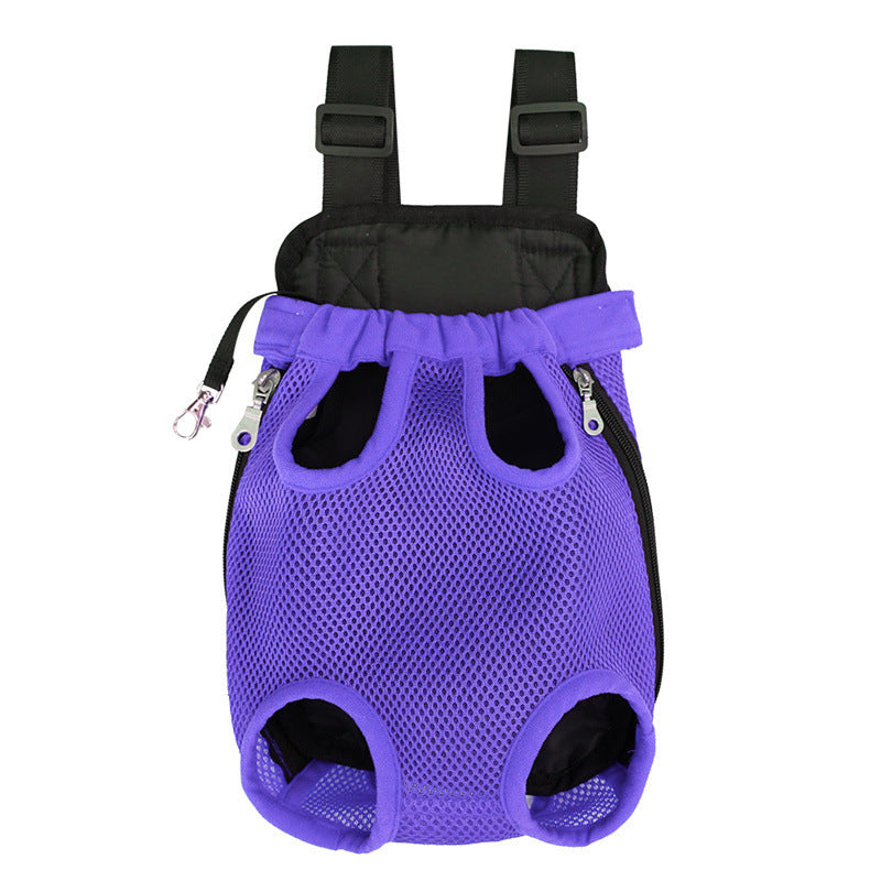 Dog Cat Pet Backpack Portable Mesh Breathable Small And Medium-sized Dogs