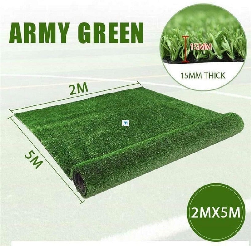 Artificial Grass Turf 2x5m Indoor Outdoor Balcony Garden