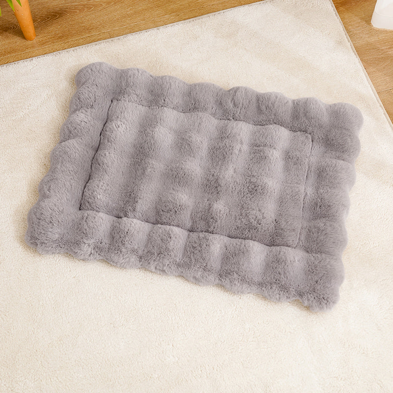 Tapis chaud d'hiver pour chat, tapis pour animaux de compagnie en peluche