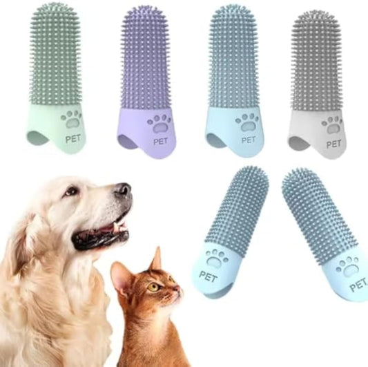 Brosse à dents à angle 360 ​​pour animaux de compagnie, pour petits, moyens et grands chiens, améliore la santé bucco-dentaire et rafraîchit l'haleine 