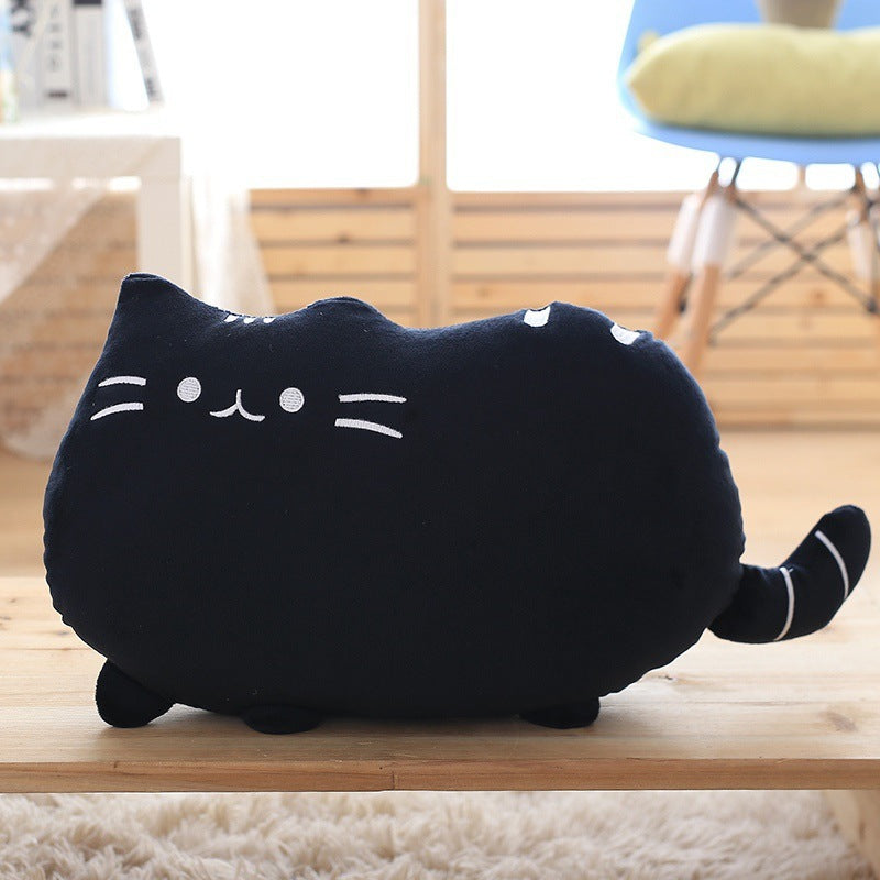 Almohada de gato galleta, muñeco de gato alienígena, juguete de peluche de gato de cola grande creativo