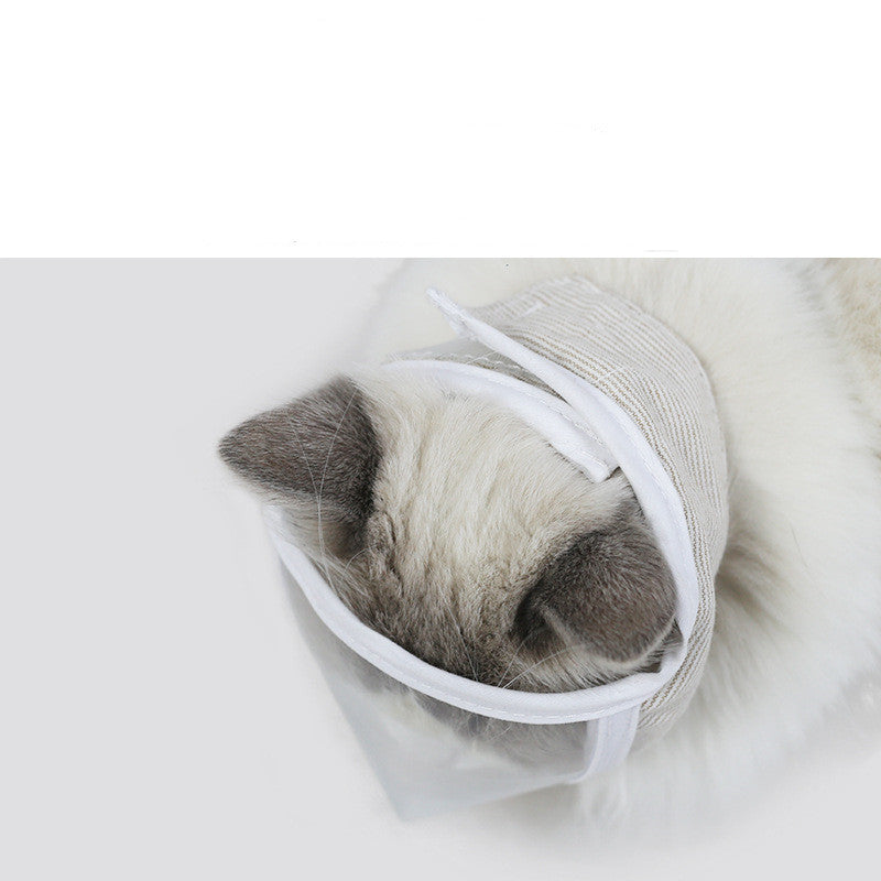 Masque Nettoyant Anti-morsure Anti-appel Transparent Oeil de Chat