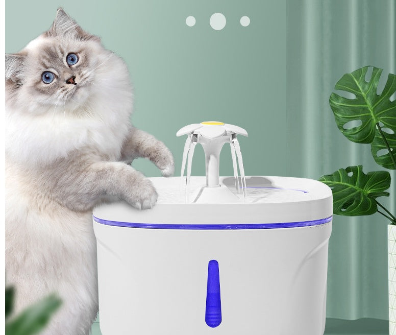 The New Pet Automatic Drinking Fountain Cats And Dogs Drinking Water Basin