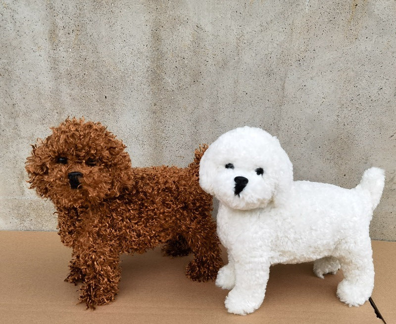 Simulation peluche peluche ourson Simulation Animal chien année cadeau