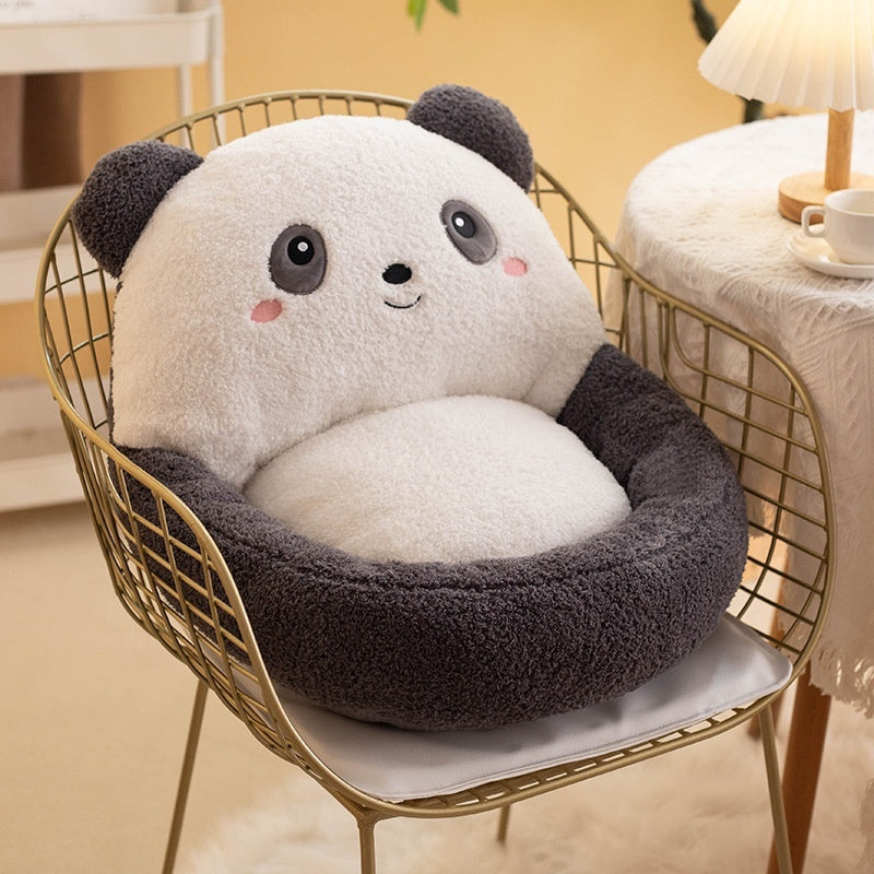 Animal Sofa Cushion Backrest Plush Seat Cushion