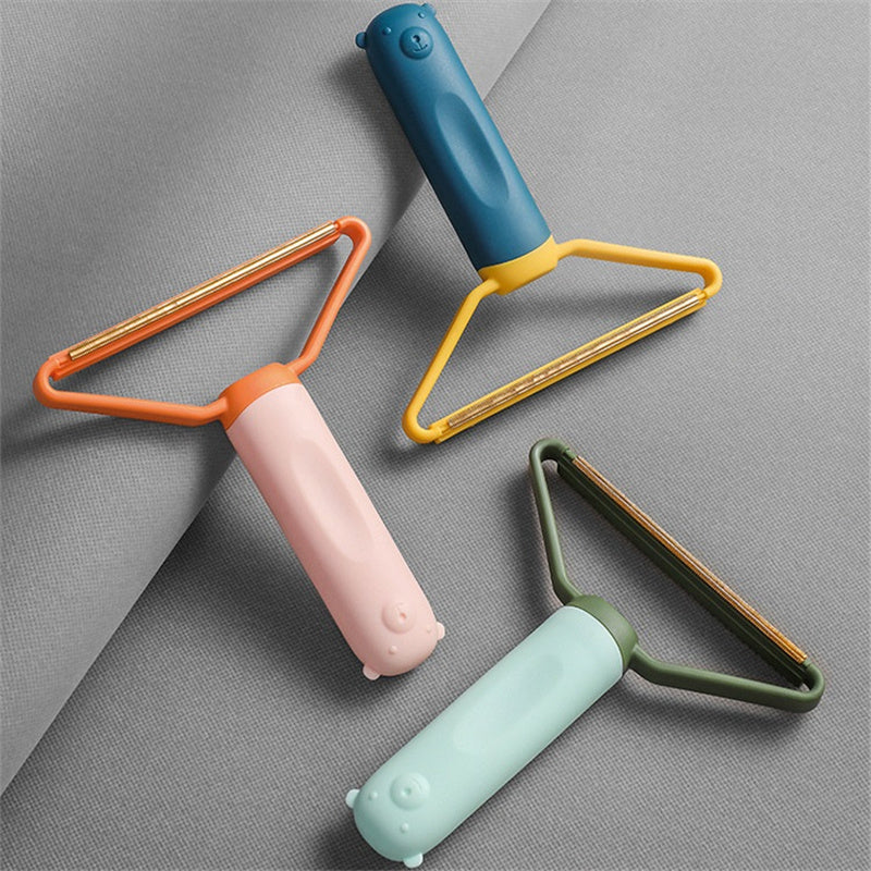 Sofa Clothes Cleaning Lint Brush Pet Hair Remover Brush Manual Lint Roller Fuzz Fabric Shaver Brush Tool Portable Lint Remover