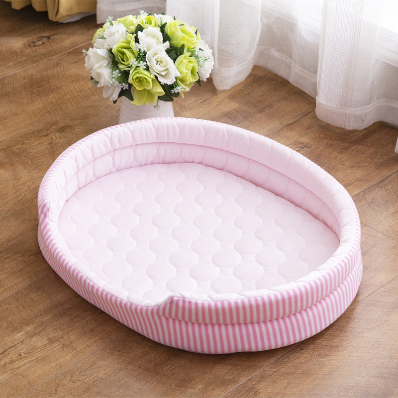 Pet Bed Ice Silk Mat Summer