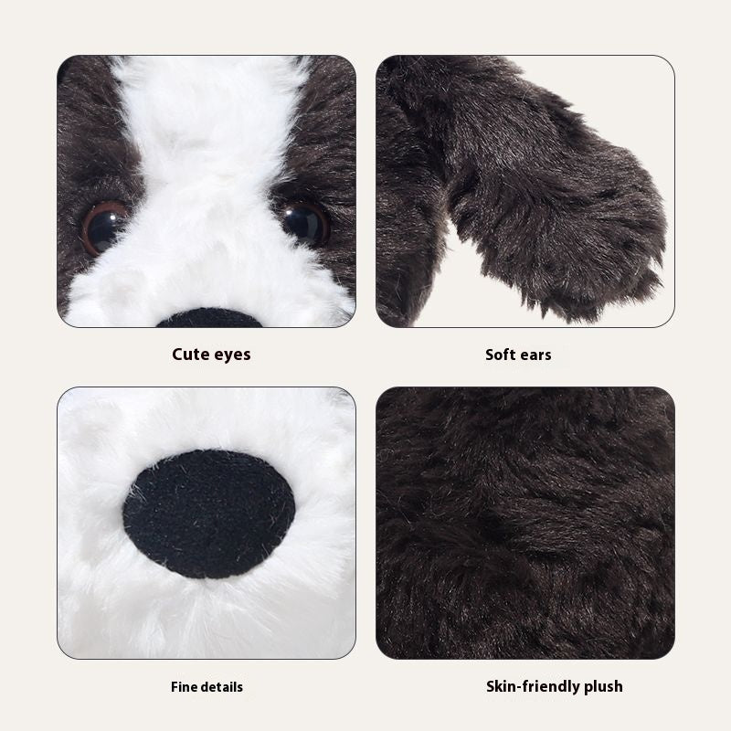 Lindos juguetes de peluche para cachorros de Border Collie