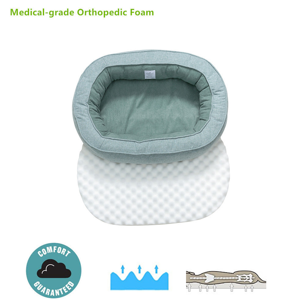 Tapis de chenil pour bébé de massage chaud, imperméable et confortable