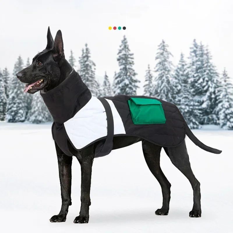 Winter Warm Thicken Waterproof Warm Dog Clothes For Small Medium Large Dogs Pet Dog Coat Greyhound Doberman Labrador Outfits