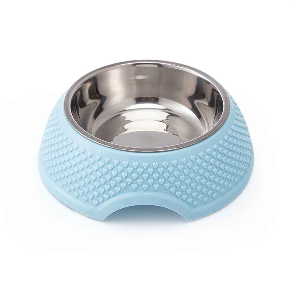 Gamelle pour chat et chien en acier inoxydable pour chat et chiot, mangeoire pour chiots et chats, base antidérapante et résistante aux chocs, récipient pour nourriture et eau pour animaux de compagnie