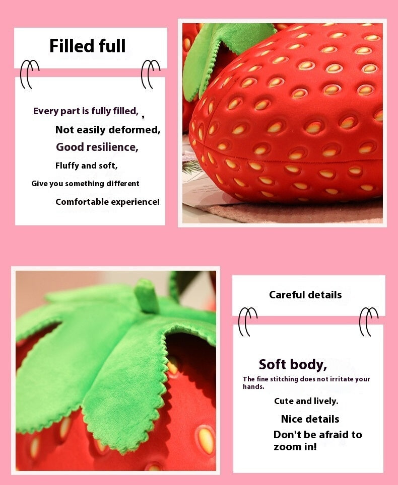 Strawberry Fruit Pillow Living Room Sofa Doll