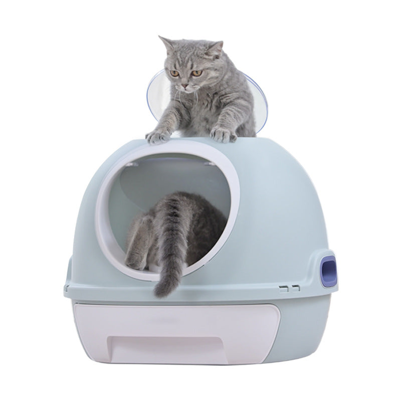 Troublemaker Top-in Fully Enclosed Litter Box