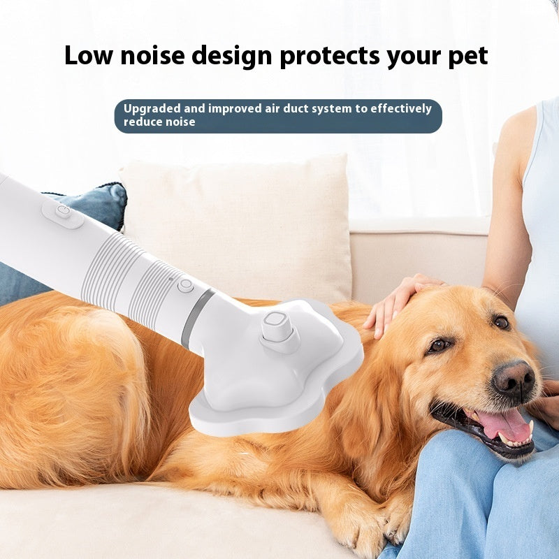 Two-in-one Pet Electric Hot Air One-click Hair Removal Pet Hair Dryer