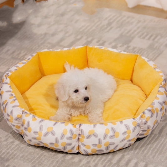 Octagonal Cage Pet Bed Universal Fleece Lining