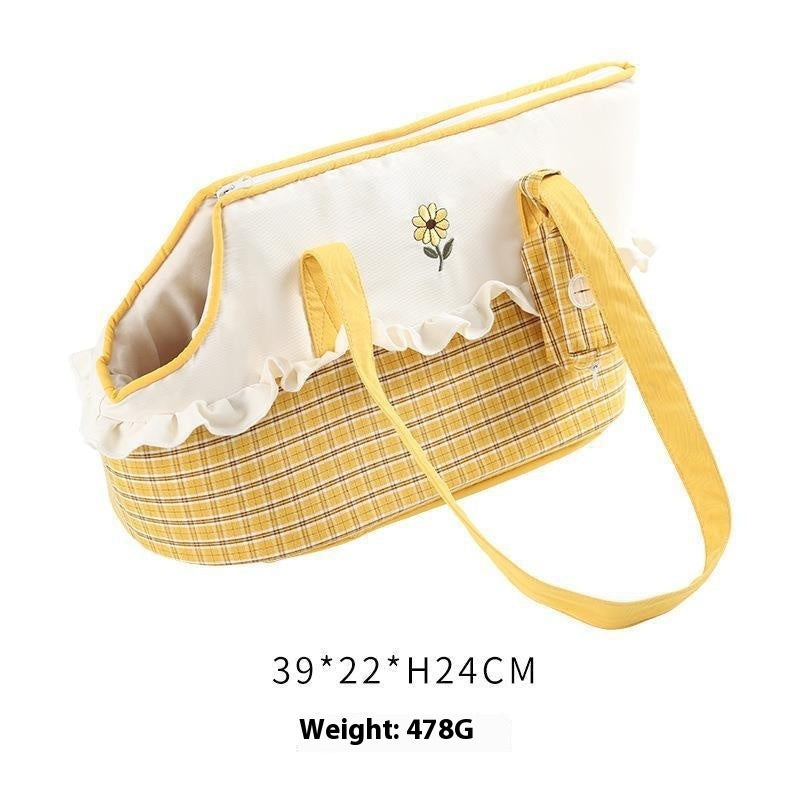 Sac à bandoulière pour chat, sacoche chaude et portable pour petit chien