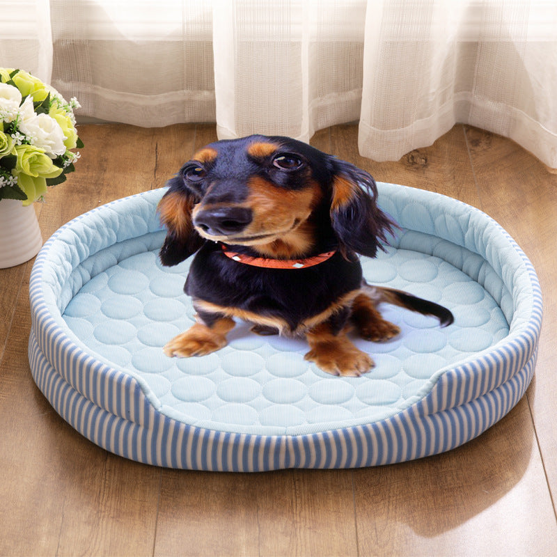 Pet Bed Ice Silk Mat Summer