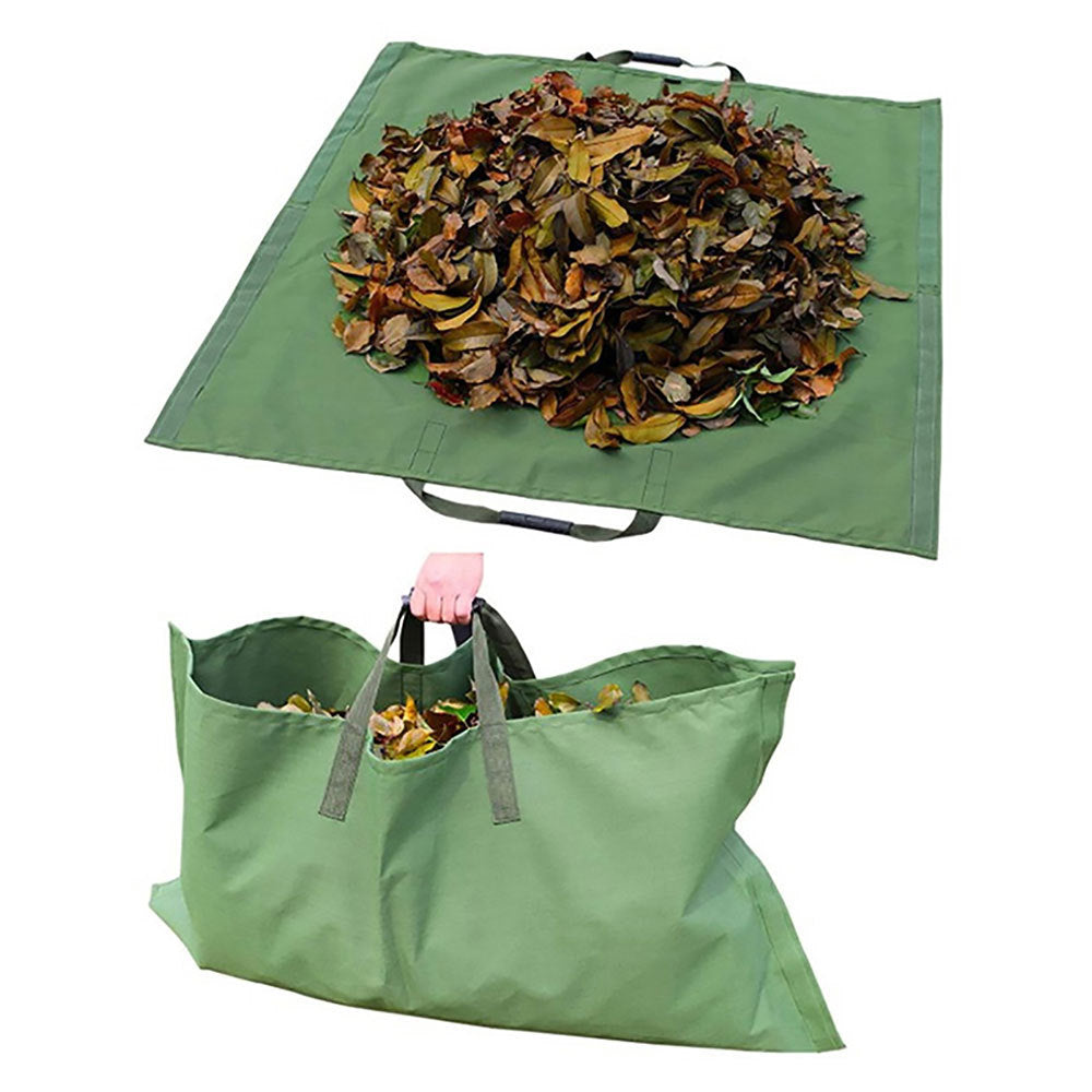 Bâche de stockage de feuilles de jardin, conteneur de déchets de pelouse extérieure, conteneur Recyclable, fourre-tout de jardin robuste, sacs à ordures