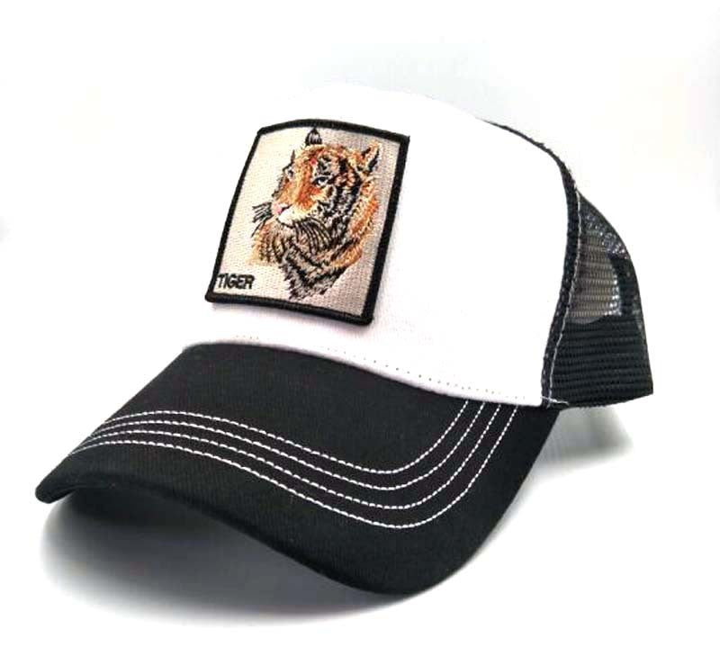 Gorra de béisbol con estampado animal