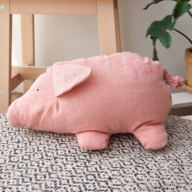 Almohada animal del ramio del juguete de la felpa de la decoración de la habitación de los niños 