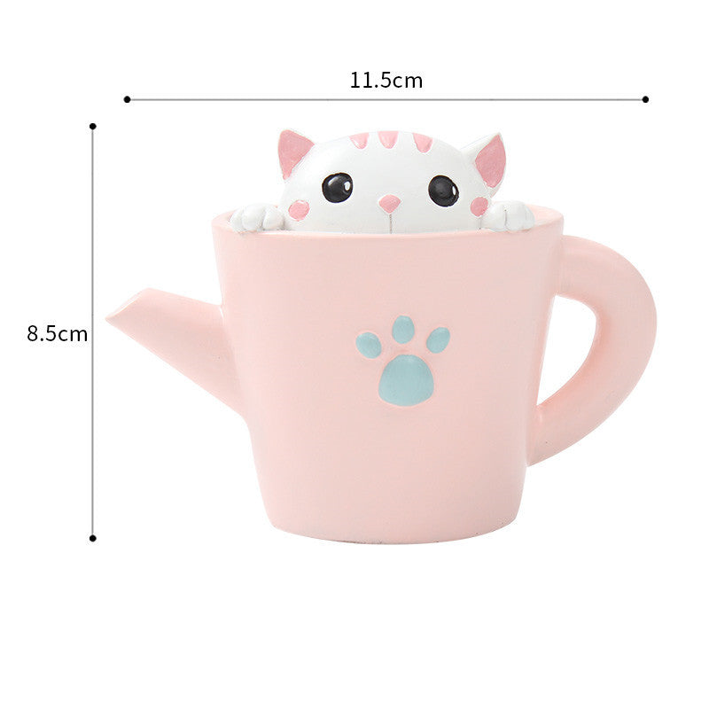 Animal cartoon flower pot