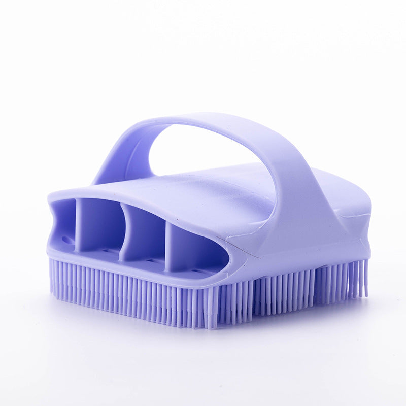 Head Massage Comb Shampoo Scrubber Washing Magic Demelant Brush Bristles Clean Hairbrush Scalp Massager Barber Hair Accessories