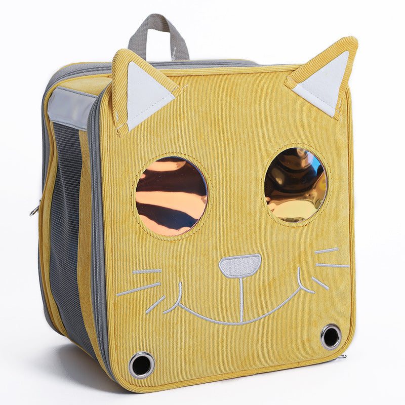 Mochila para gatos con cápsula espacial