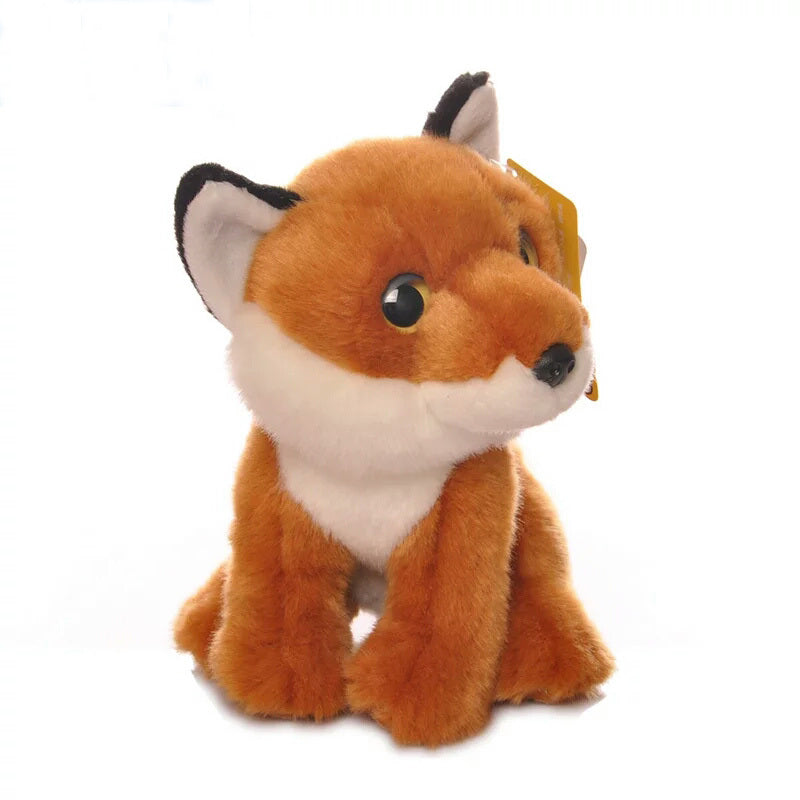 Jouet en peluche de renard animal de simulation