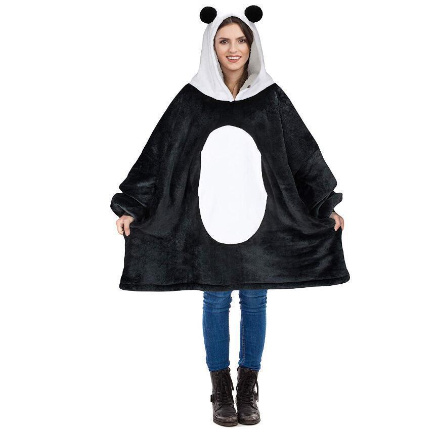 Animal cartoon home clothes hooded sweater