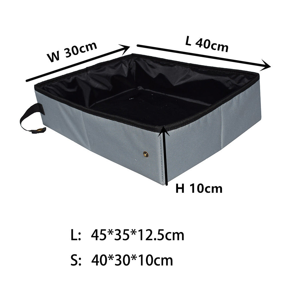 Caja de arena para gatos plegable impermeable de alta calidad