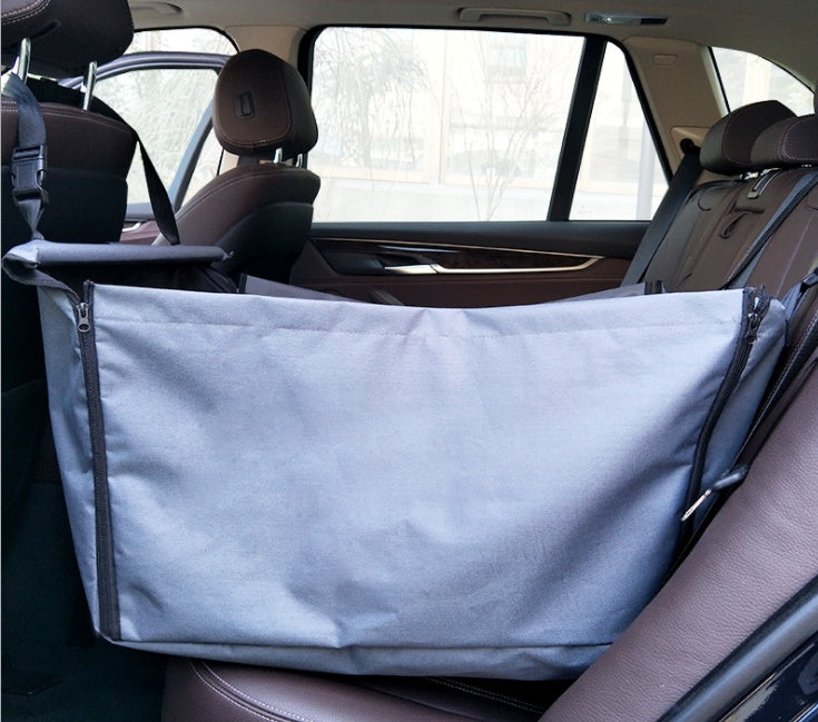 Hamaca plegable portátil de viaje para coche. Asiento de seguridad impermeable y seguro para su perro