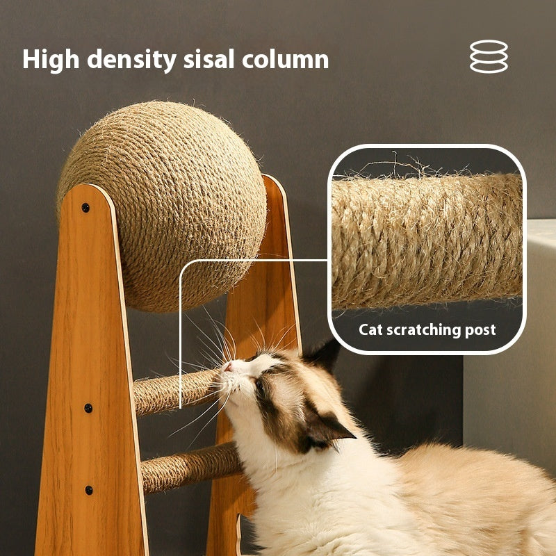 Cat Scratch Board Wear-resistant Non-dandruff Vertical Sisal Scratch-resistant Self-Hi Relieving Stuffy Scratching Board Toy