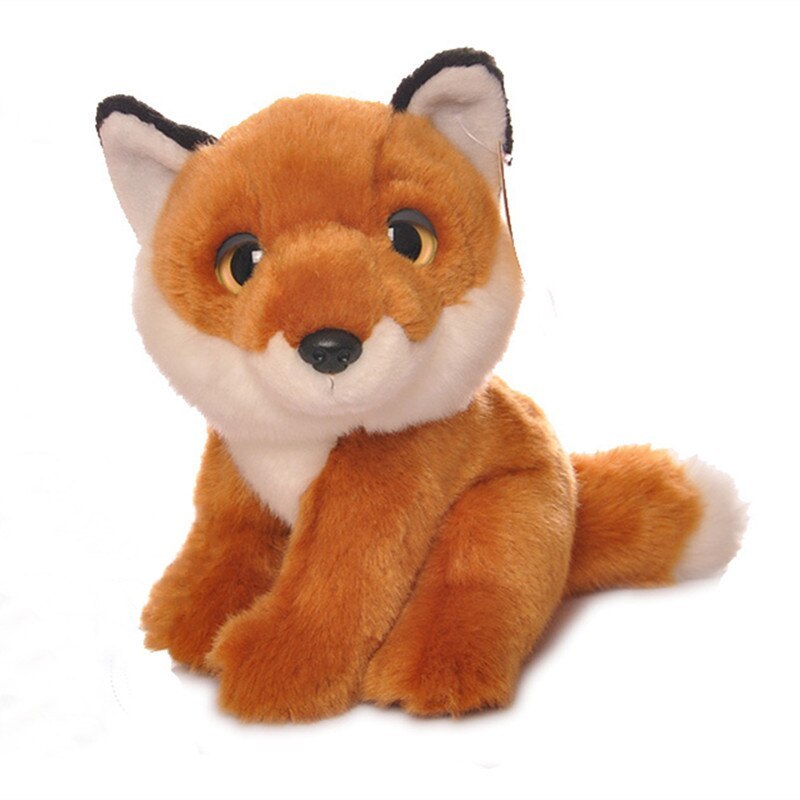 Jouet en peluche de renard animal de simulation