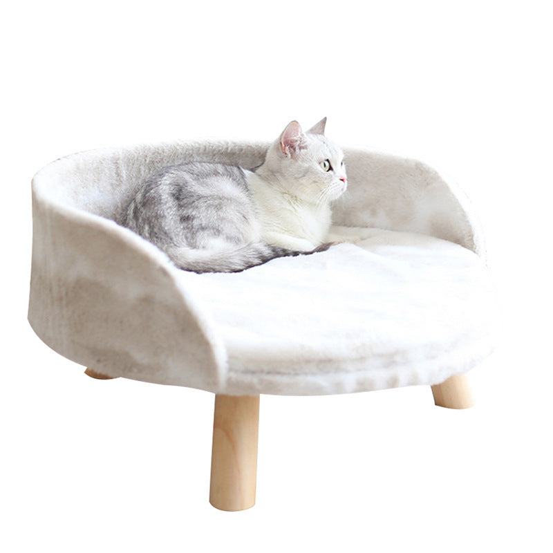 Four Seasons Universal Dog Cat Wooden Sofa Bed