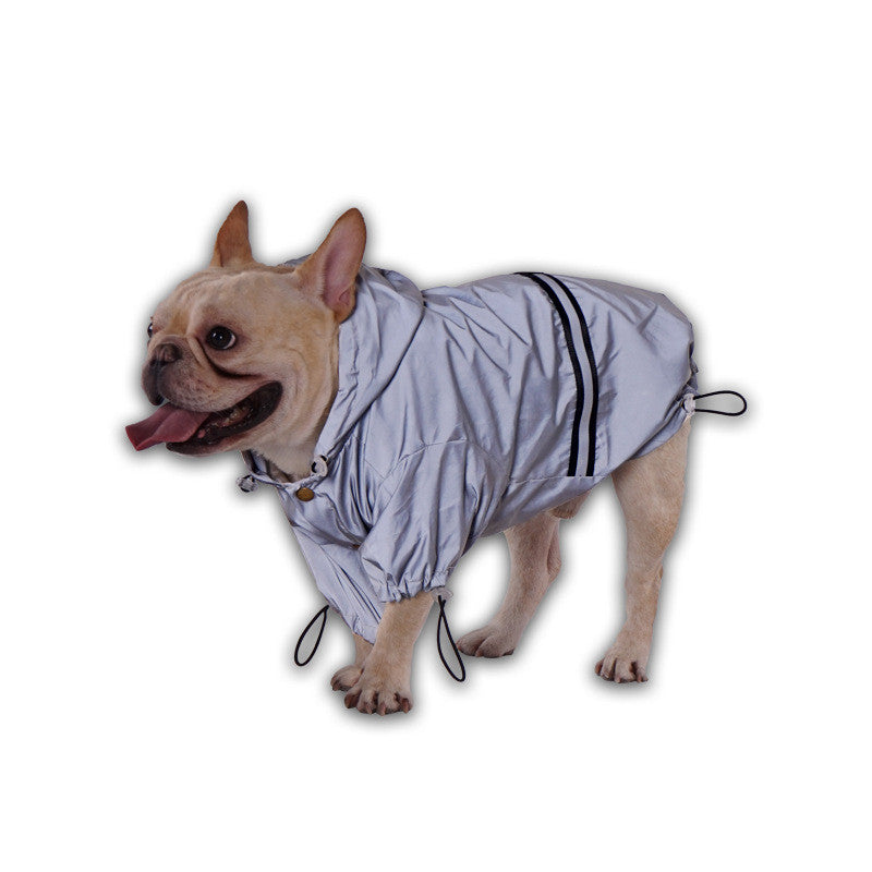 Chubasquero impermeable reflectante para mascotas