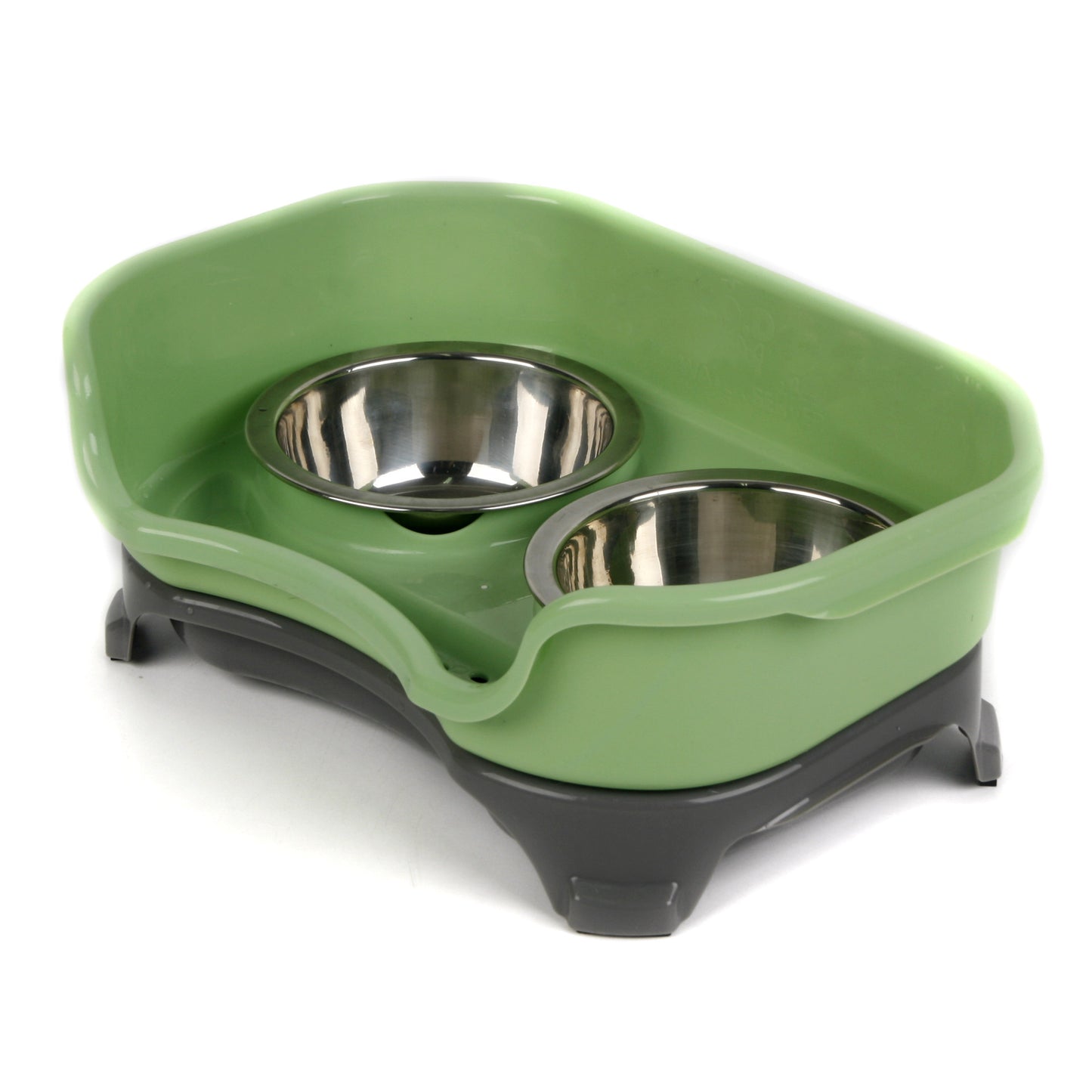 Gamelle pour chien et chat, double vasque, résistante aux éclaboussures, pour chien et chat, bol de riz, bol de nourriture, bol en acier inoxydable