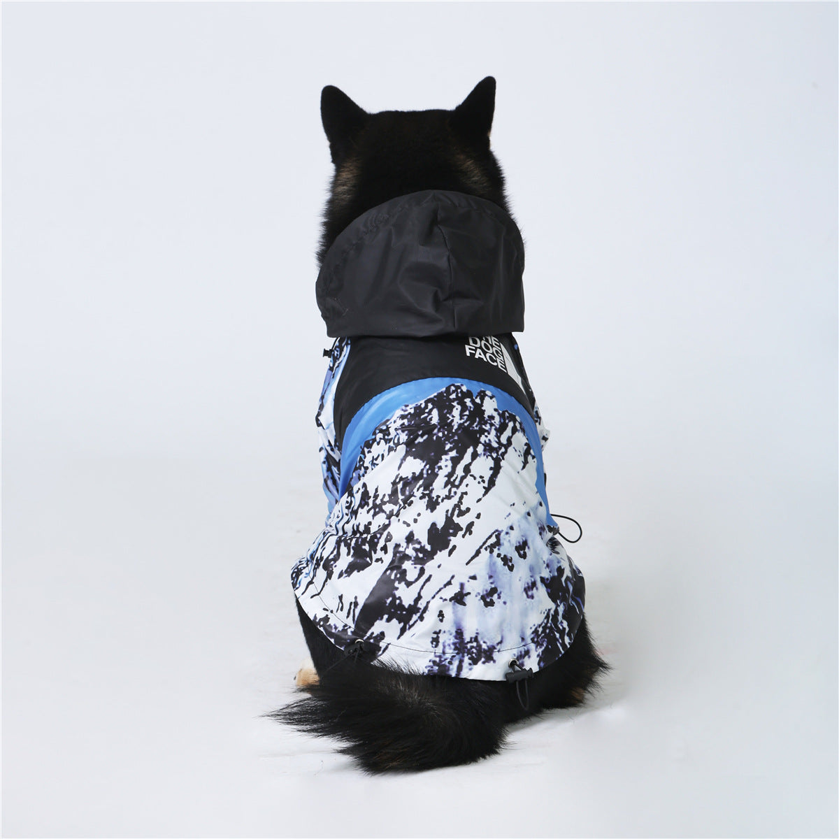 Windproof And Rainproof Dog Clothes Large Dog Raincoat Dog Pet Shell Jacket