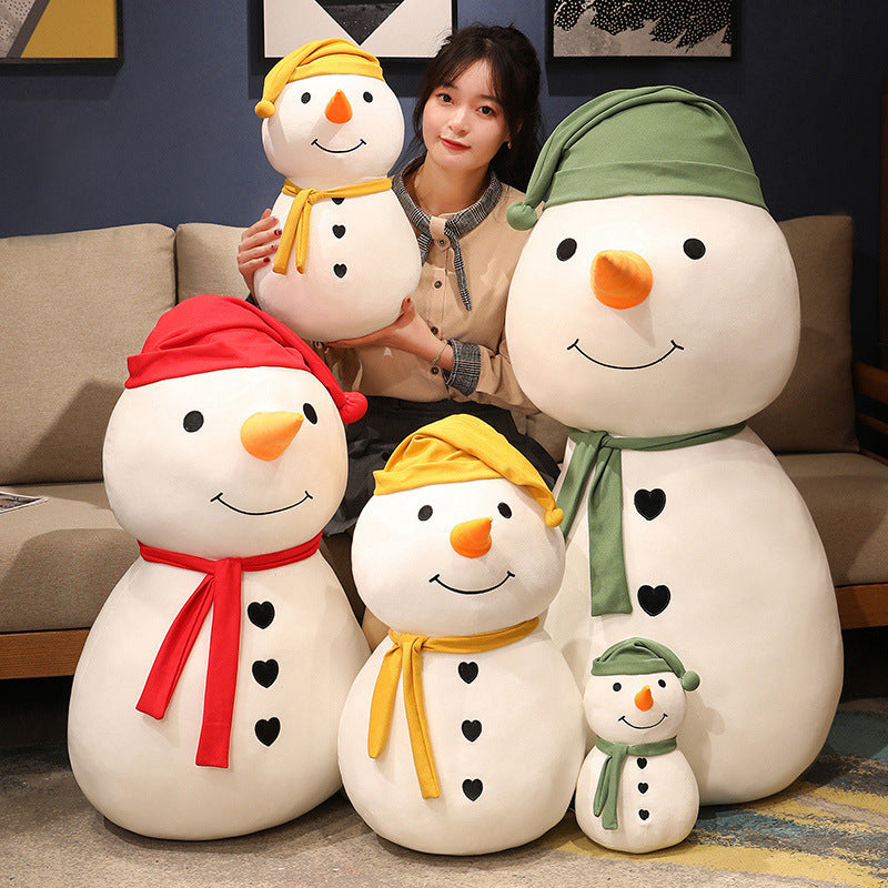 Winter Christmas Love Snowman Plush Toy