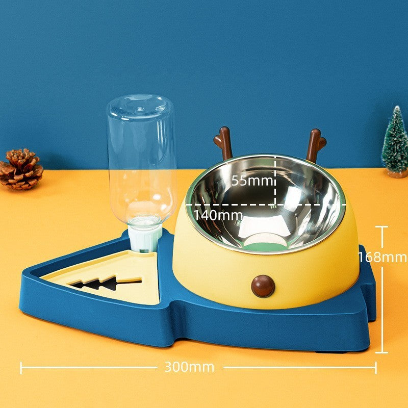 Pet Bowl Pet Feeding Bowl Slow Feeding Bowl Pet Feeding Equipment Dog Bowls Ant Automatic Bowl Dog Slow Feeder Bowl Dog Slow Feeder Dish Detachable Water Tray Dog Food Bowl Plastic